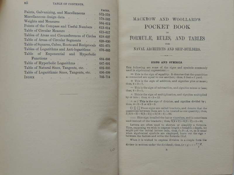 Mackrow's Naval Architect's Shipbuilder's Pocket Book: Formulae Rules And Tables For Marine Engineer