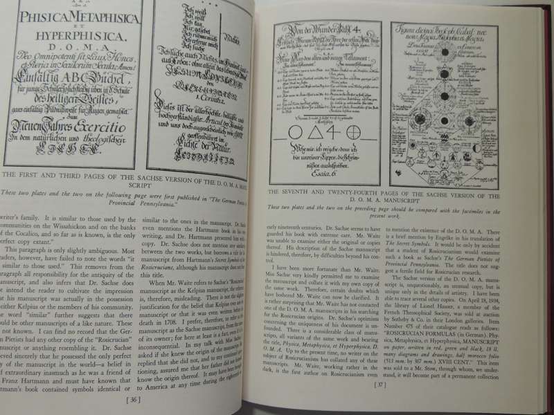 Codex Rosae Crucis D.O.M.A. - A Rare & Curious Manuscript of Rosicrucian Interest - Manly P Hall