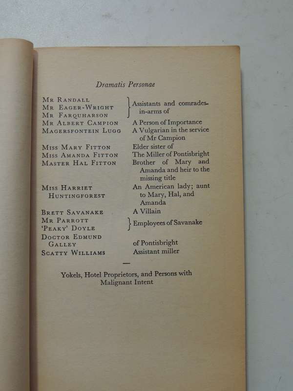Sweet Danger- Margery Allingham