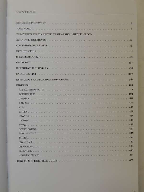 Roberts Bird Guide  - Hugh Chittenden    Reprinted 2009