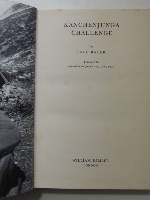 Kanchenjunga Challenge - Paul Bauer