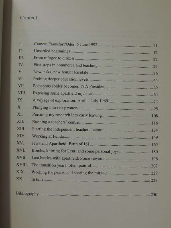No Single Loyalty Many Strands One Design: A south African Teacher's Life - Franz Auerbach