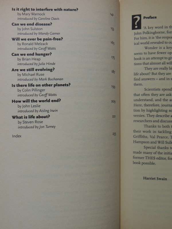 Big Questions In Science - ed Harriet Swain