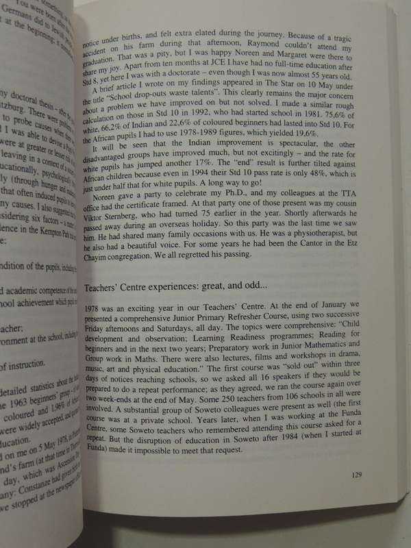 No Single Loyalty Many Strands One Design: A south African Teacher's Life - Franz Auerbach