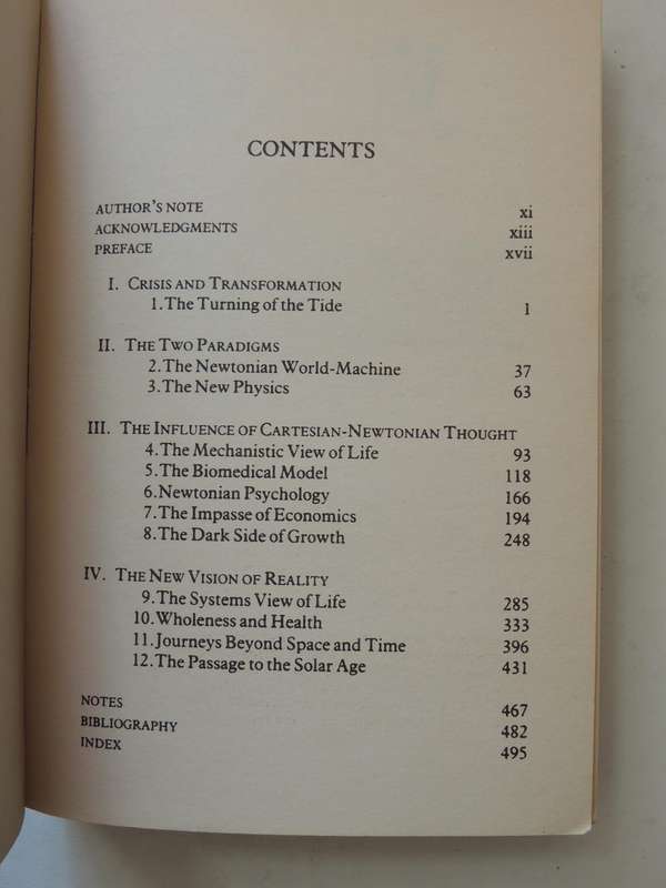 The Turning Point, Science, Society & the Rising Culture - Fritjof Capra