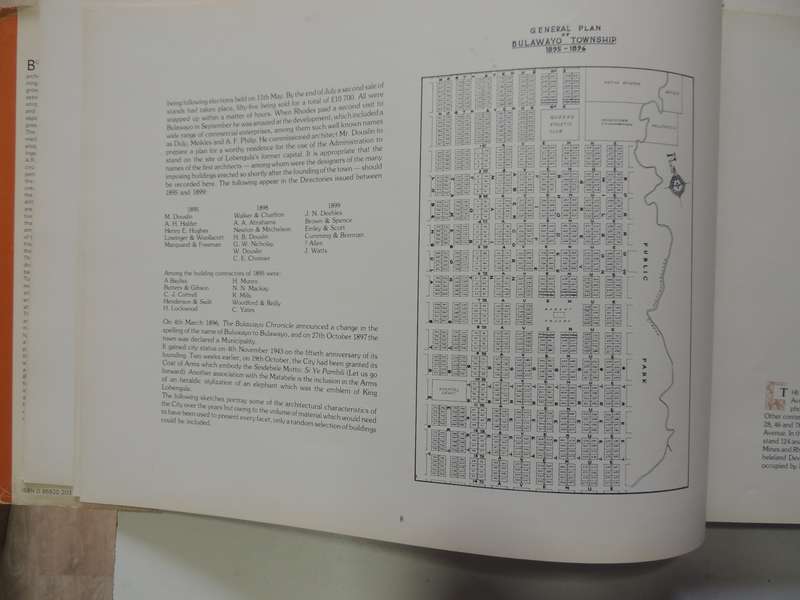Bulawayo's Changing Skyline 1893 - 1980 - Alex D Jack, Louis W Bolze  1979