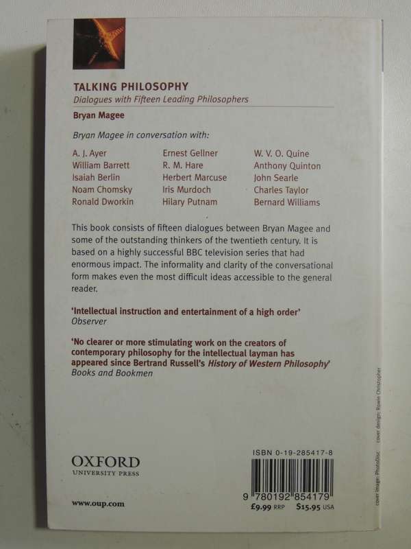 Talking Philosophy - Bryan Magee