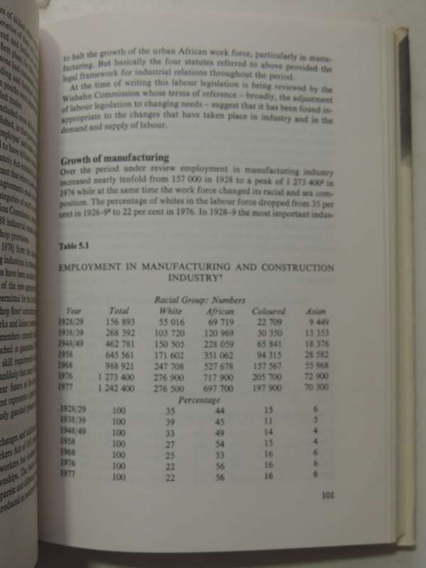 Conflict And Progress: Fifty Years Of Race Relations In South Africaed. Ellen Hellman & Henry Lever