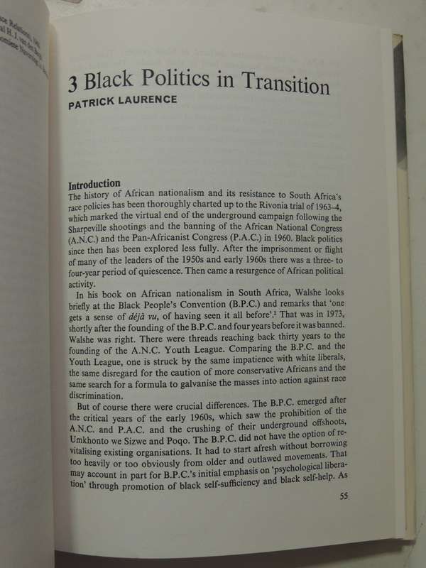 Conflict And Progress: Fifty Years Of Race Relations In South Africaed. Ellen Hellman & Henry Lever