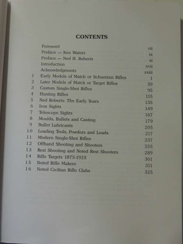 The Breech-Loading Single-Shot Rifle - Major Ned H Roberts & Kenneth L.Waters