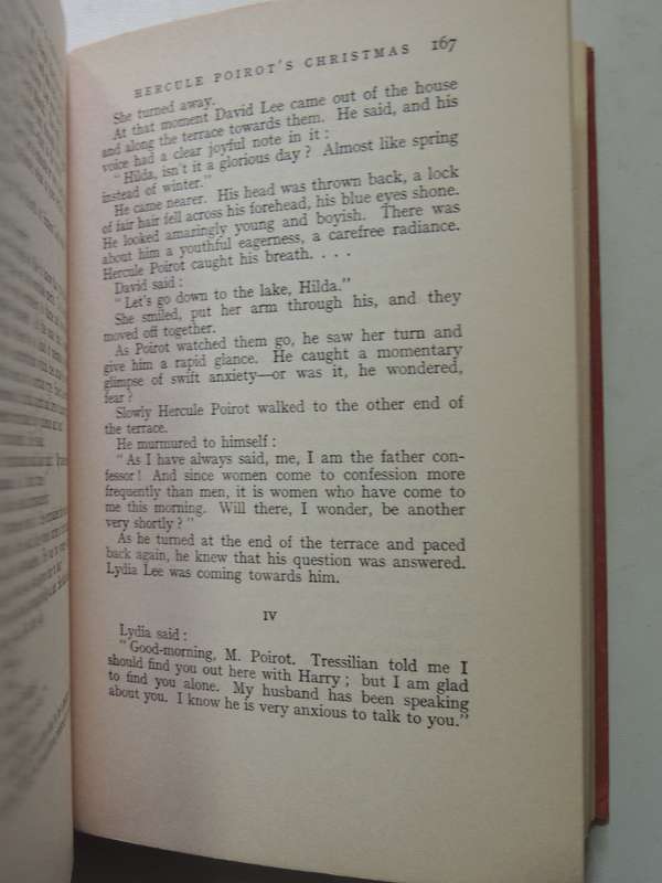 Hercule Poirot's Christmas - Agatha Christie   First Edition 1939 No D/J