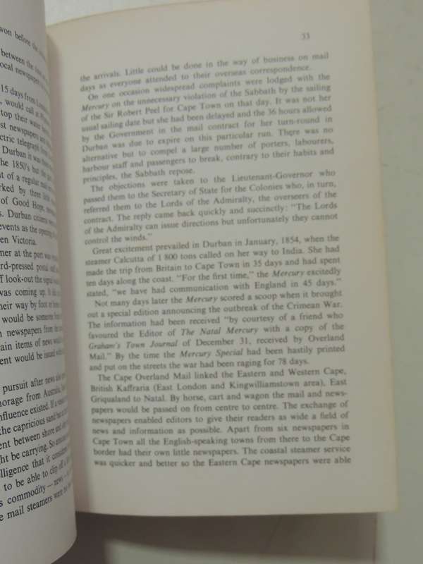 For The Love Of Natal: The Life And Times Of The Natal Mercury 1852-1977 - Terry Wilks
