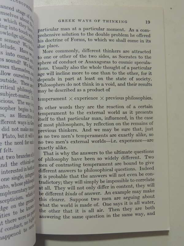 The Greek Philosophers From Thales To Aristotle - W.K.C. Guthrie