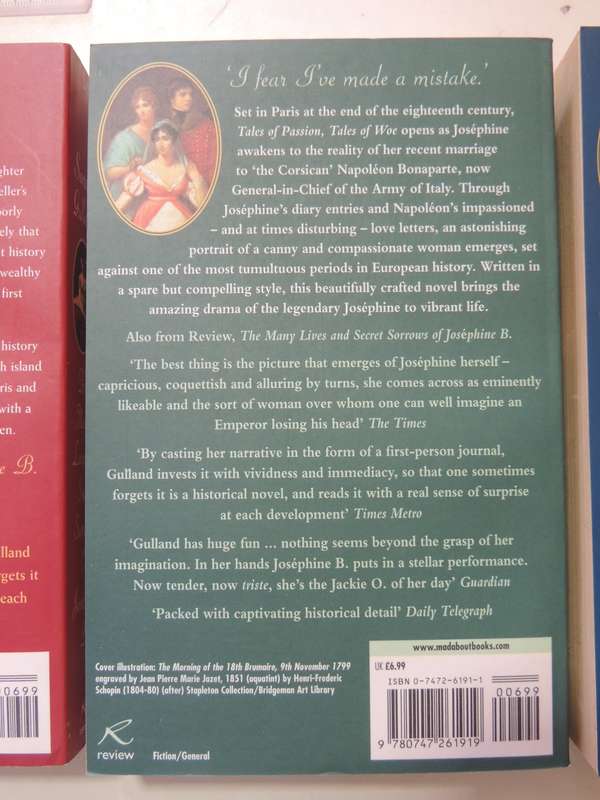 The Josephine Bonaparte Trilogy - The Chronicles of Her Tempestuous Life - Sandra Gulland BOX SET