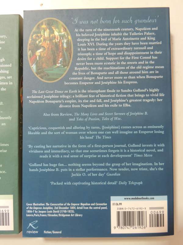 The Josephine Bonaparte Trilogy - The Chronicles of Her Tempestuous Life - Sandra Gulland BOX SET