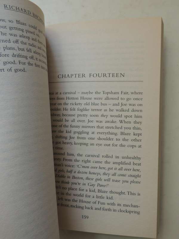 Blaze - Stephen King, As Richard Bachman