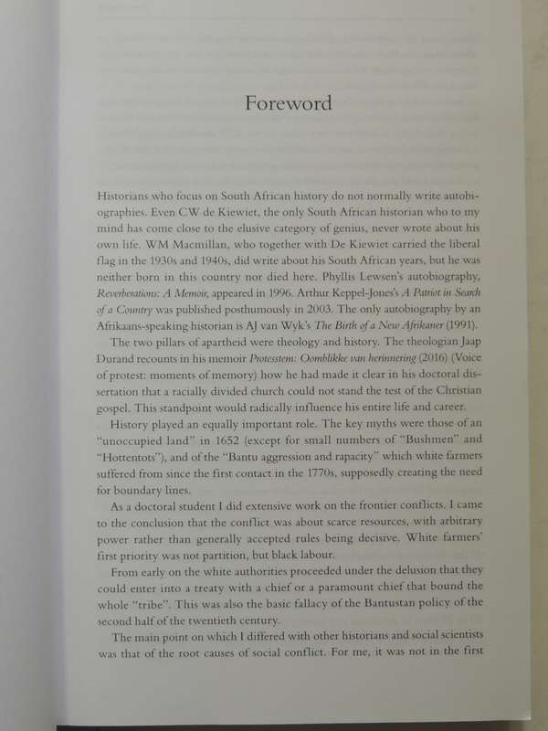 Hermann Giliomee: Historian - An Autobiography- Hermann Giliomee
