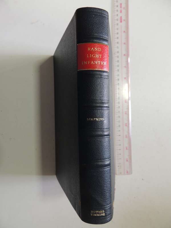Rand Light Infantry: Signed (No. 99 Of An Unnumbered Limited Issue) - Major B.G. Simpkins