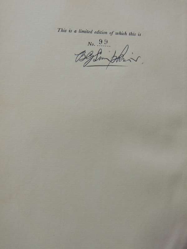 Rand Light Infantry: Signed (No. 99 Of An Unnumbered Limited Issue) - Major B.G. Simpkins