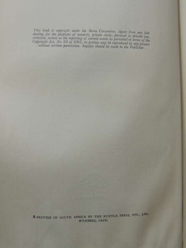 Rand Light Infantry: Signed (No. 99 Of An Unnumbered Limited Issue) - Major B.G. Simpkins