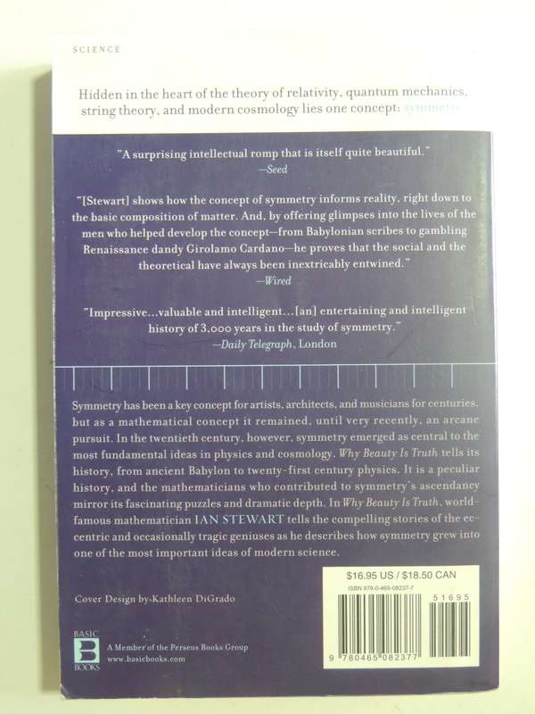 Why Beauty Is truth: A History Of Symmetry - Ian Stewart