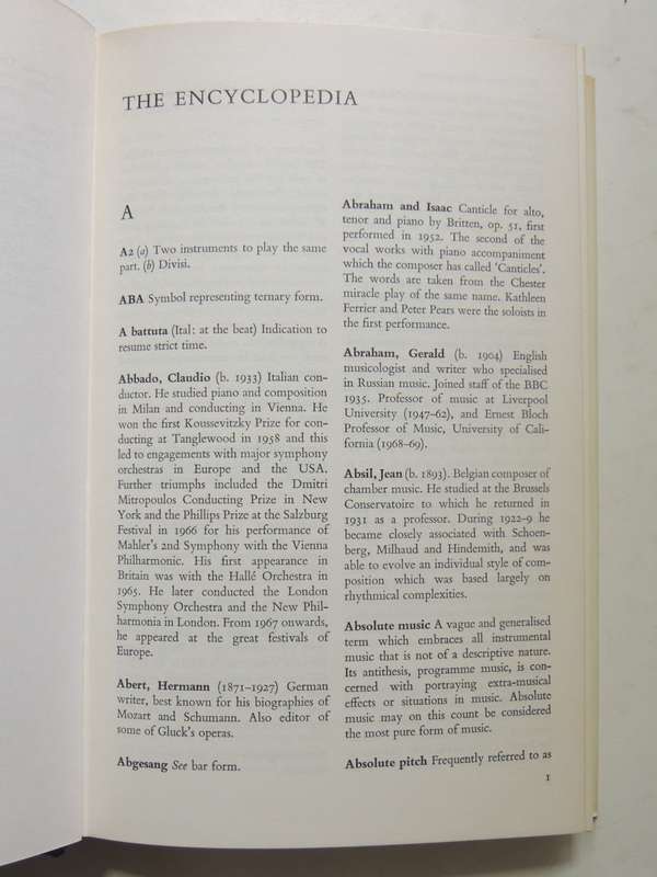 The Concise Encyclopedia Of Music And Musicians - ed Martin Cooper
