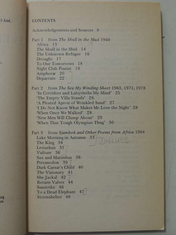 Selected Poems - Douglas Livingstone