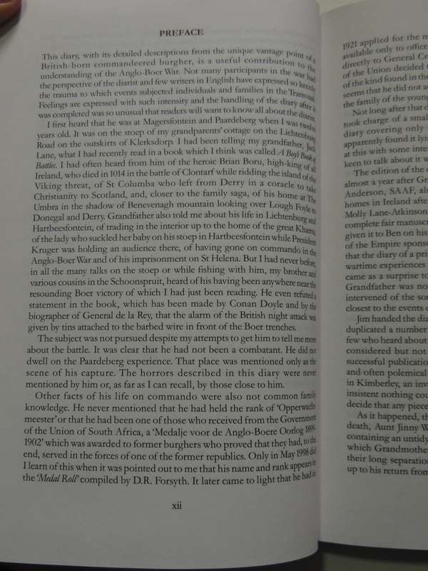 The War Diary Of Burgher Jack Lane 1899-1900 - ed William Lane