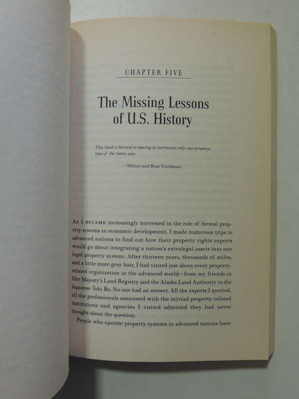 The Mystery Of Capital: Why Capitalism Triumphs In The West &Fails Everywhere Else -Hernando De Soto