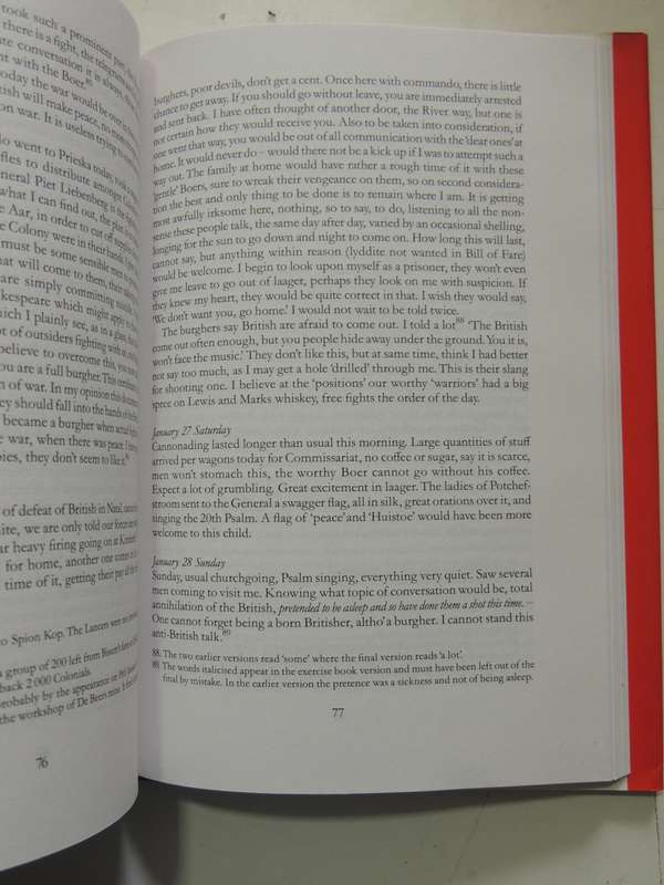The War Diary Of Burgher Jack Lane 1899-1900 - ed William Lane