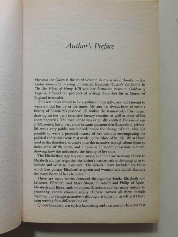 Elizabeth The Queen - Alison Weir