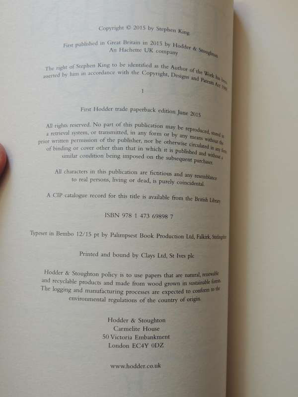 Finders Keepers - Stephen King