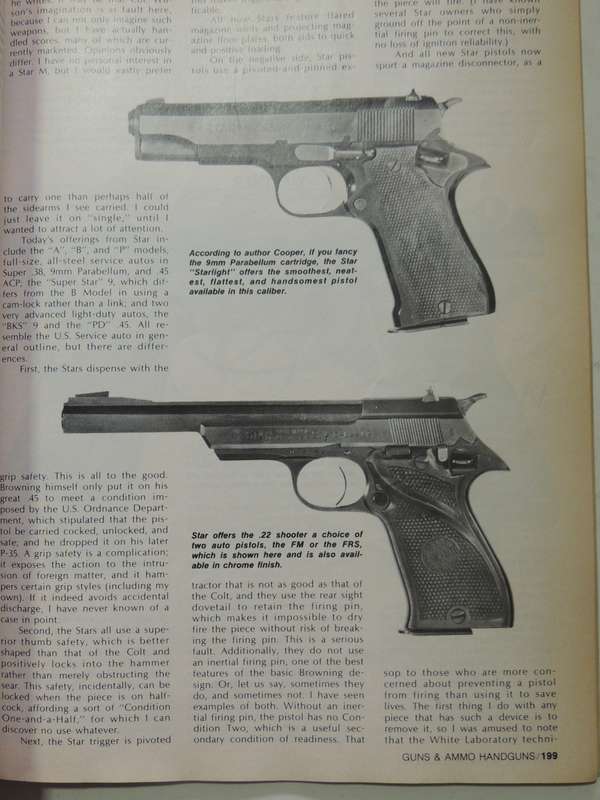 Cooper On Handguns: Complete Guide To Handguns - Jeff Cooper   SCARCE