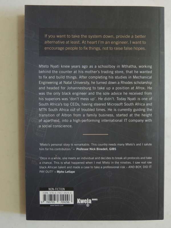 Betting On A Darkie: Lifting The Corporate Game- Mteto Nyati