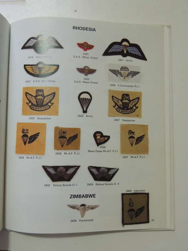 Parachute Wings (Inscribed By Authors)  R.J. Bragg & Roy Turner