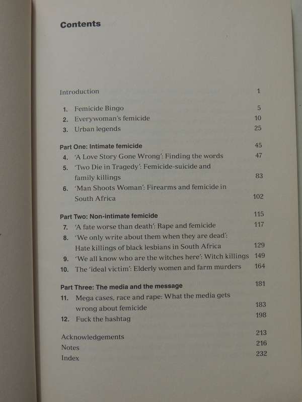 Femicide In South Africa - Nechama Brodie