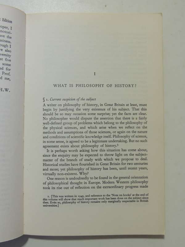 An Introduction To Philosophy Of History - W.H. Walsh