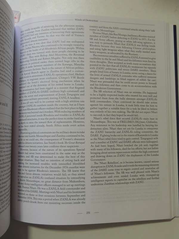 Winds Of Destruction - The Autobiography Of A Rhodesian Combat Pilot  P.J.H. Petter-Bowyer