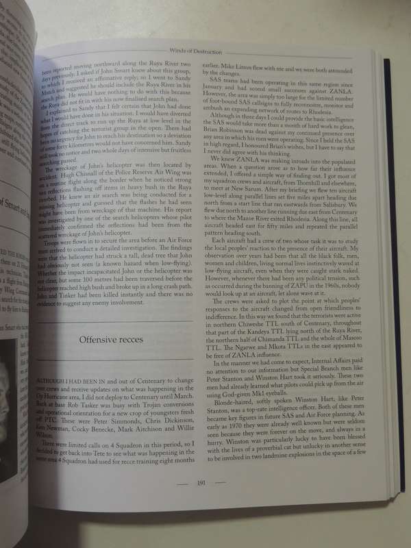 Winds Of Destruction - The Autobiography Of A Rhodesian Combat Pilot  P.J.H. Petter-Bowyer
