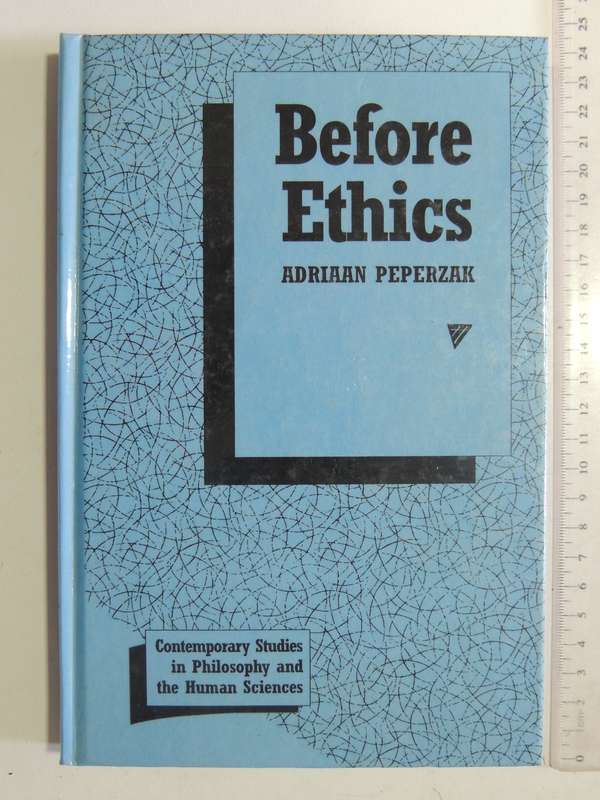 Before Ethics - Adriaan Peperzak