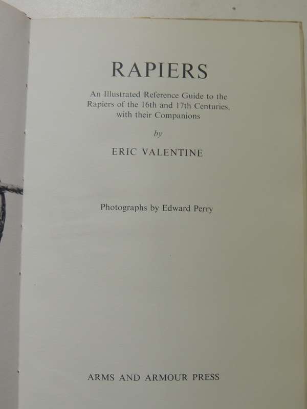 Rapiers - Eric Valentine