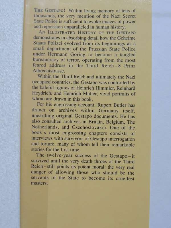 An Illustrated History Of The Gestapo  Rupert Butler