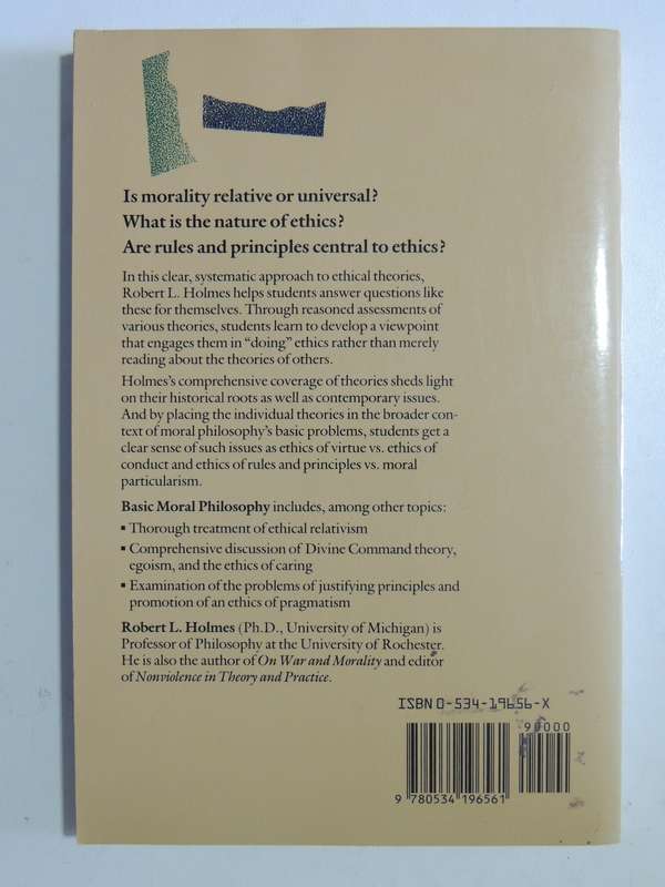 Basic Moral Philosophy - Robert L. Holmes