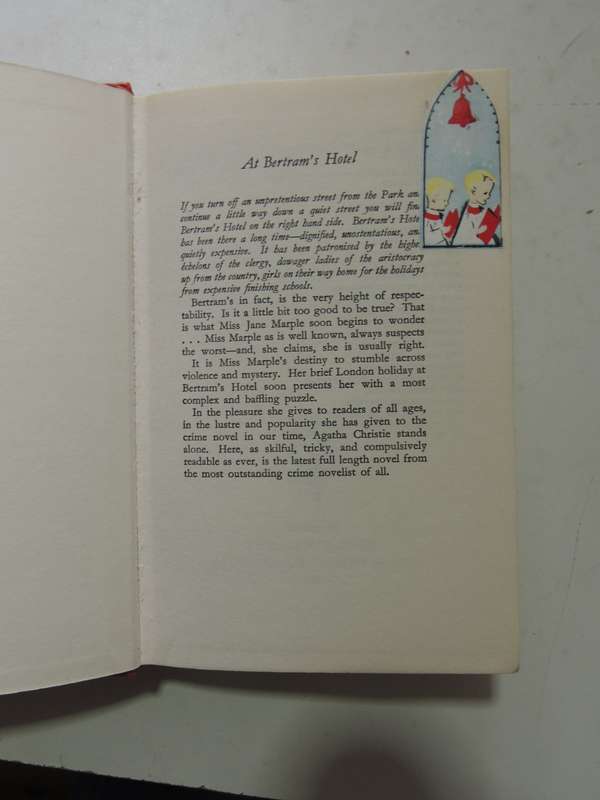 At Bertram's Hotel - Agatha Christie     (1st Edition 1965)