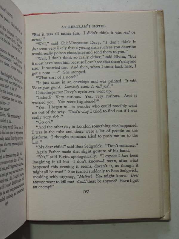 At Bertram's Hotel - Agatha Christie     (1st Edition 1965)