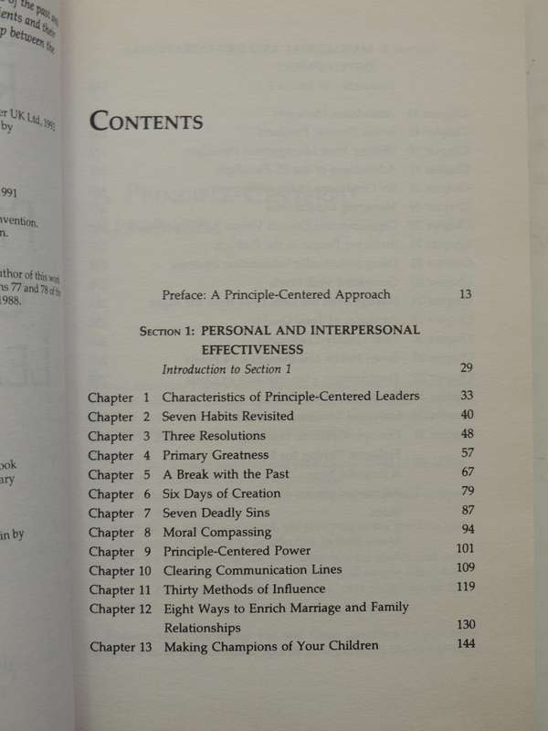 Principle-Centred Leadership- Stephen R. Covey