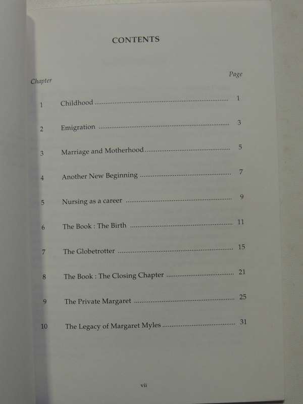 Margaret Myles: A Cameo - Elspeth Ferguson   Inscribed