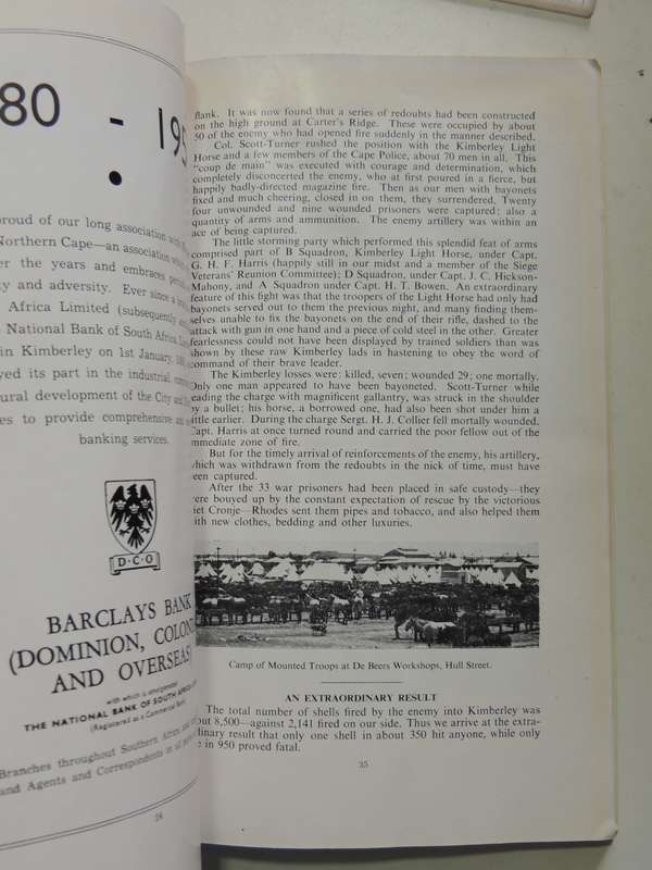 Kimberley Under Siege: Fiftieth Anniversary October 14 1899 To February 15 1900 - Arthur J. Beet