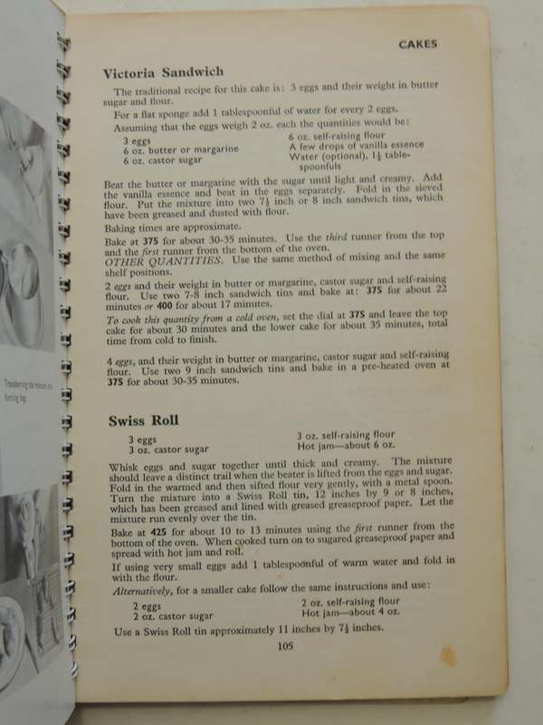 Cookery and Instruction Book For Use With G.E.C. Electric Cookers (1951) - ed Margaret Leader