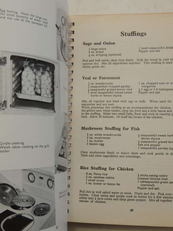 Cookery and Instruction Book For Use With G.E.C. Electric Cookers (1951) - ed Margaret Leader